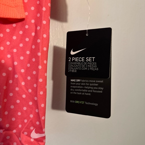Nike Pink Polka Dot Activewear Set - Picture 3 of 4